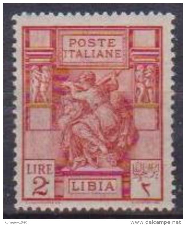 COLONIE ITALIANE  LIBIA 1924 SIBILLA LIBICA SASS. 43  MLH  VF - Libia