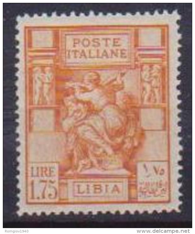 COLONIE ITALIANE LIBIA 1931 PITTORICA SASS. 106  MLH VF - Libia