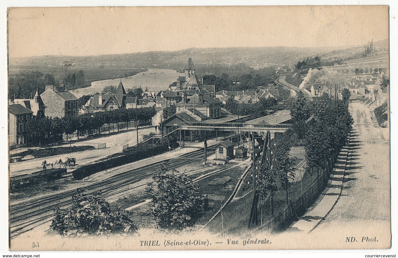 CPA - TRIEL (Seine Et Oise) - Vue Générale - Triel Sur Seine