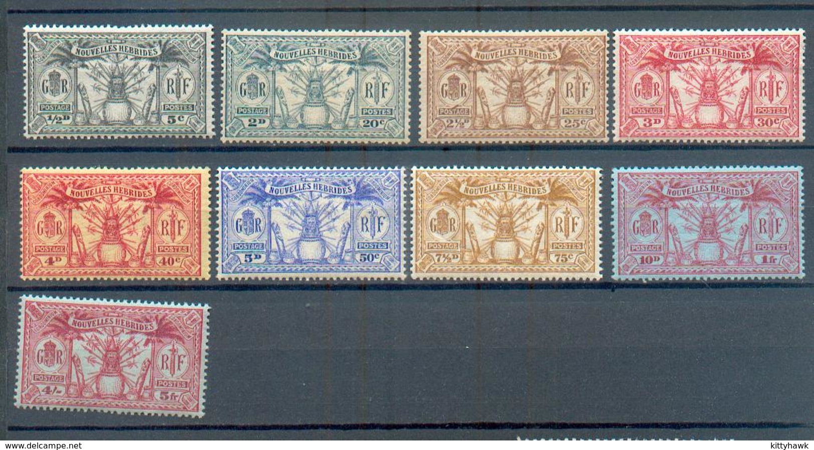 NH 123 - YT 80 - 82 à 88 - 90 * - Unused Stamps