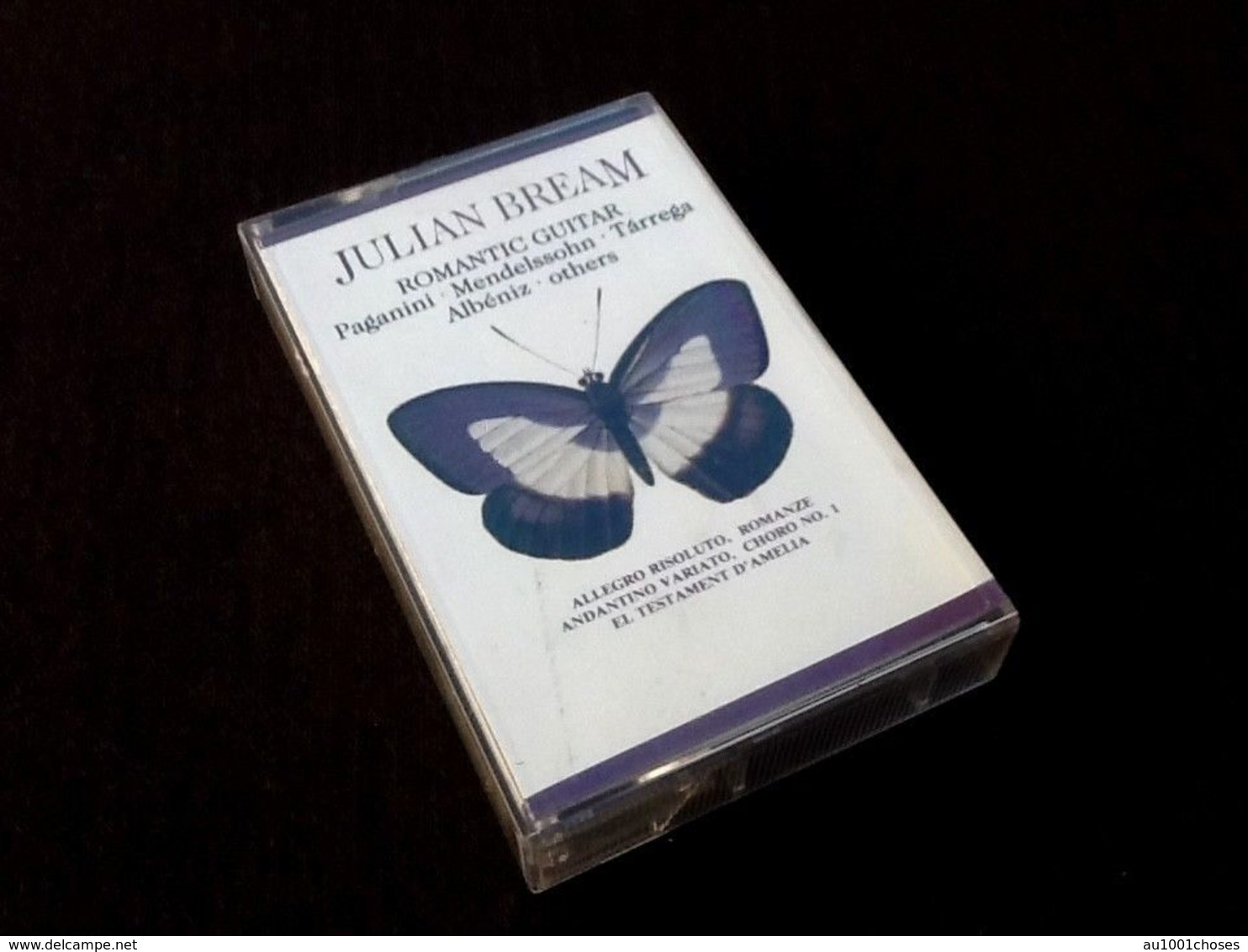 Cassette Audio    Julian  Bream  Romantic Guitar - Audio Tapes