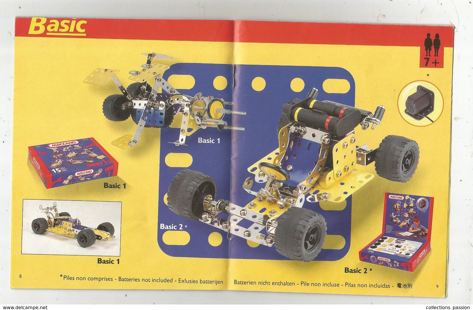 Publicité , 14 Pages, Catalogue MECCANO ,1991 , Frais Fr 1.95 E - Meccano