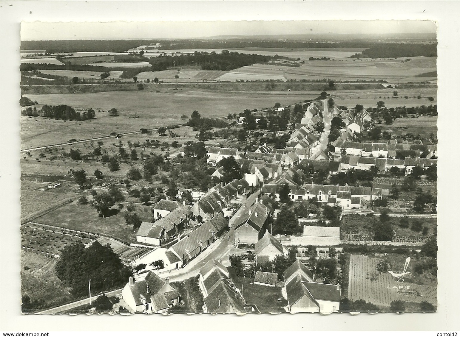 58 POUILLY SUR LOIRE VUE GENERALE AERIENNE CHARENTON EDITION LAPIE NIEVRE - Pouilly Sur Loire