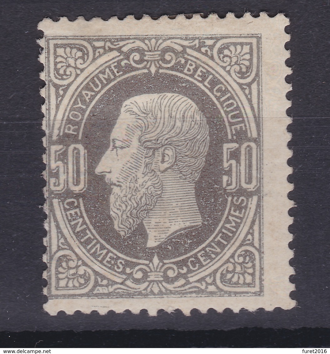 N° 35 X  ( Neuf + Charniere )  *  COB 370.00 - 1869-1883 Leopold II.