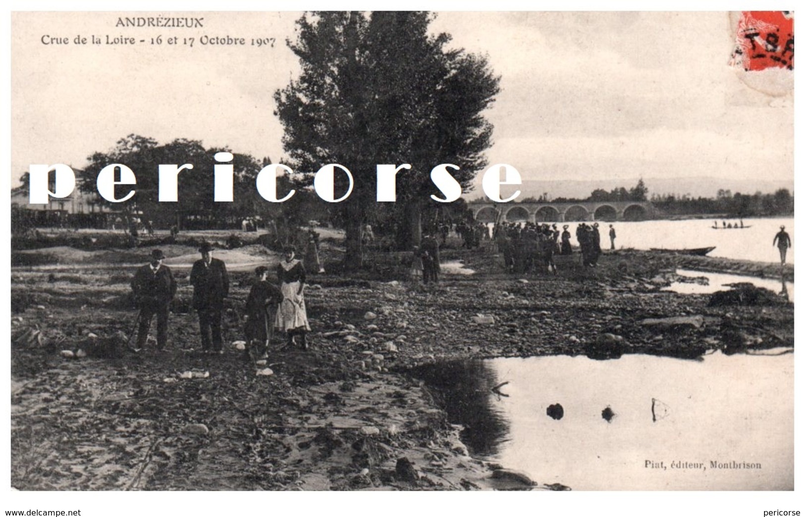 42  Andrezieux  Crue De La Loire  Le 16 Et 17 Octobre 1907 - Andrézieux-Bouthéon