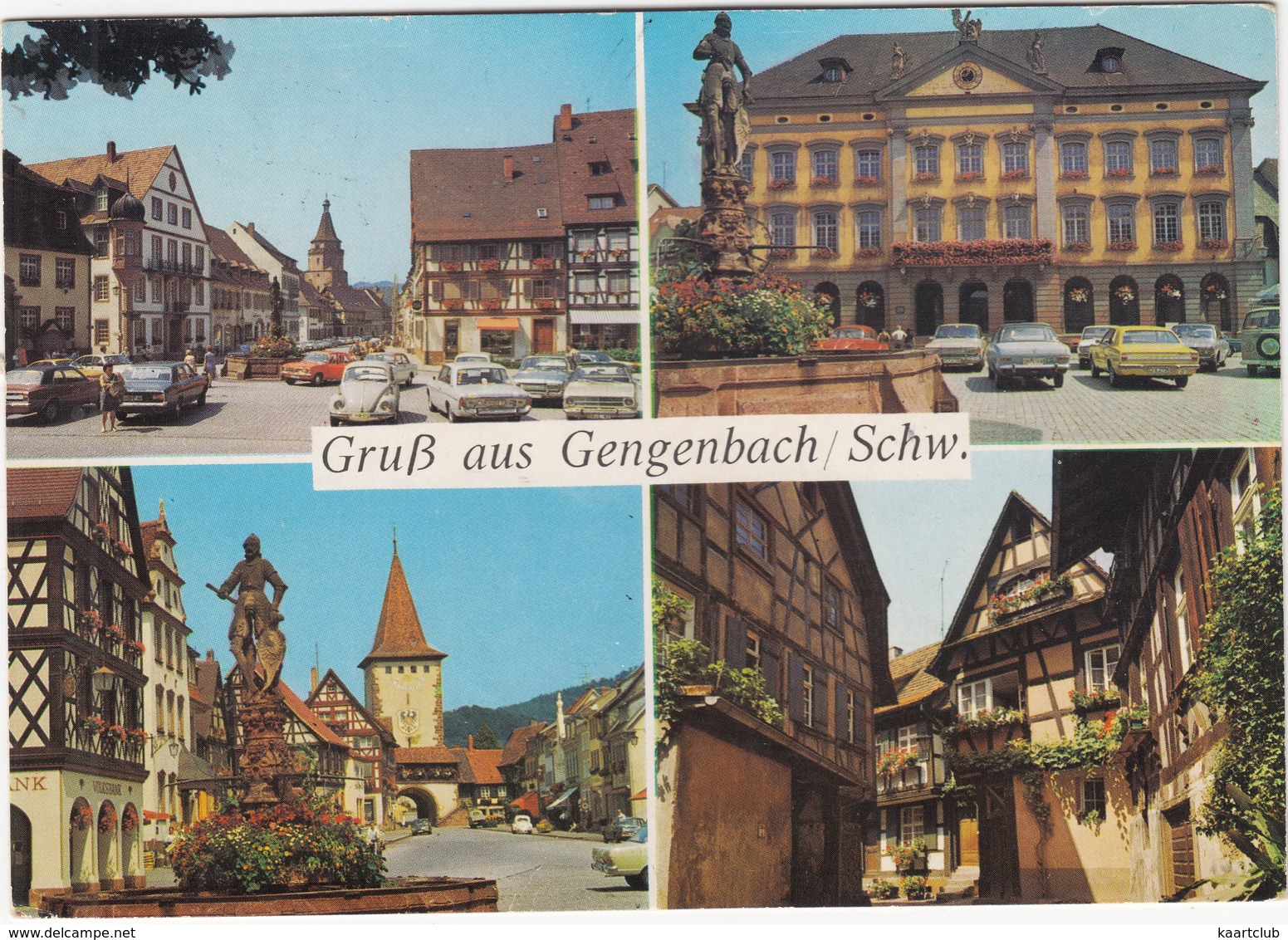 Gengenbach: FORD TAUNUS P5, TC1, 12M P4, P7, OPEL REKORD-C, ASCONA-A, KADETT-B, VW 1200 KÄFER/COX & KLEINBUS - Toerisme