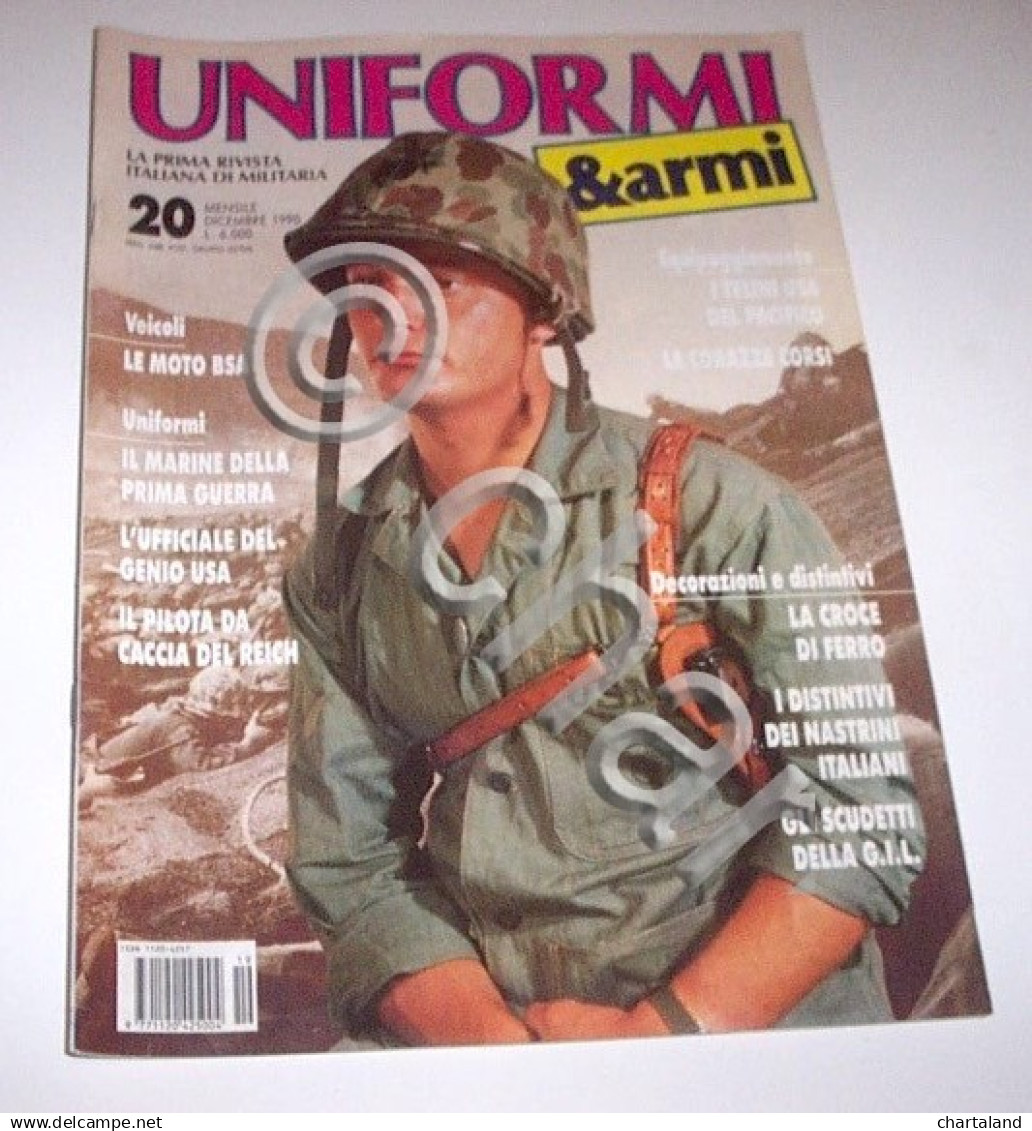 Militaria - Rivista Uniformi E Armi - N° 20 - Dicembre 1990 - Altri & Non Classificati