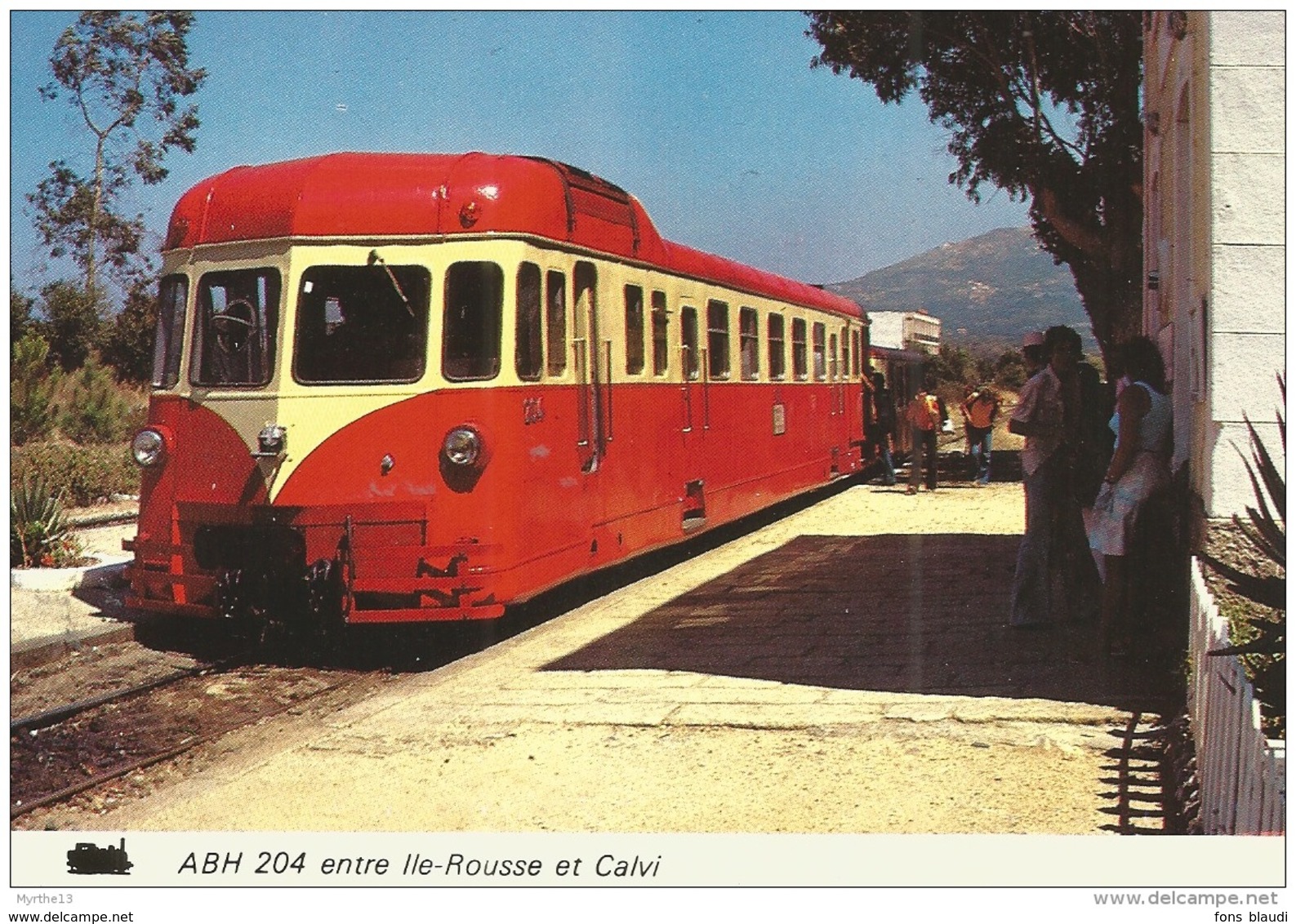 CPSM - Autorail Renault ABH Sur La Ligne Calvi Ile-Rousse (Corse) - FRANCO DE PORT - Calvi