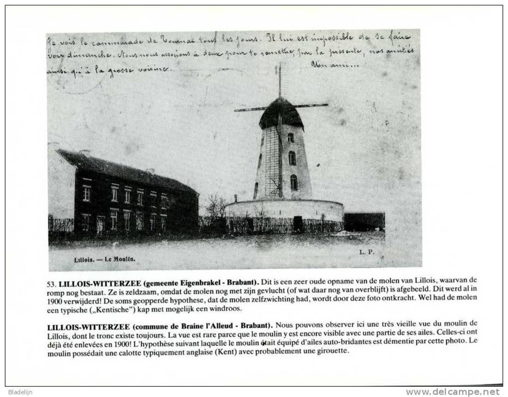 Molen/moulin - BOEK: Verdwenen Belgische Windmolens In Oude Prentkaarten / Moulins à Vent Belges Disparus En Cartes Post - Historia