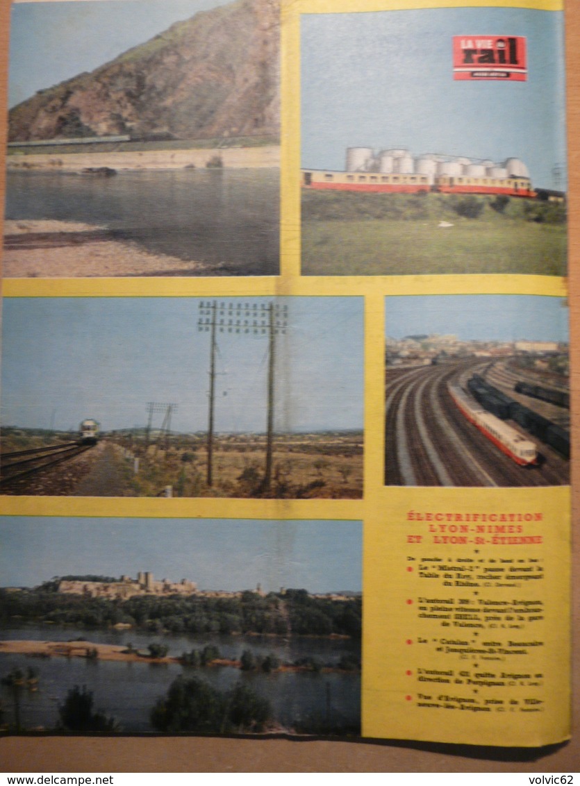 Vie du Rail 563 1956 donzère tarascon avignon arles St victor de Thizy Southern pacific railroad louis tollet