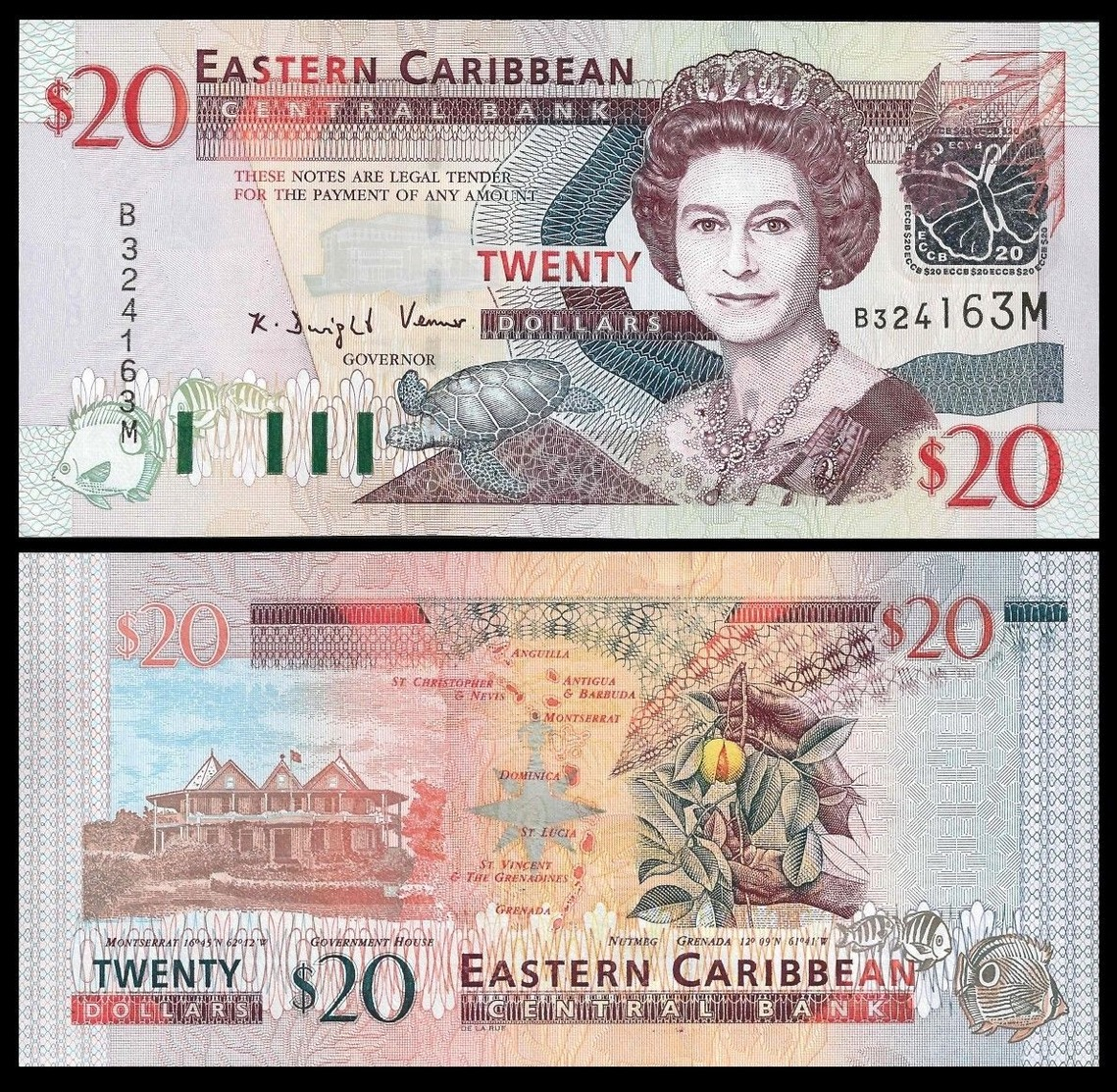 East Caribbean 20 Dollars 2003 Montserrat P 44m UNC  ( Iles CARAIBES ) - East Carribeans