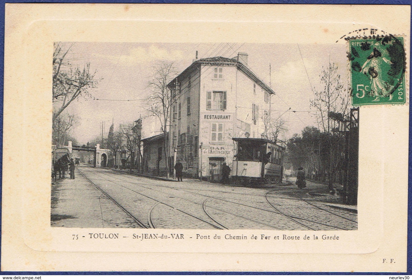 CPA VAR (83) - TOULON - SAINT-JEAN-DU-VAR - PONT DU CHEMIN DE FER ET ROUTE DE LA GARDE - Toulon