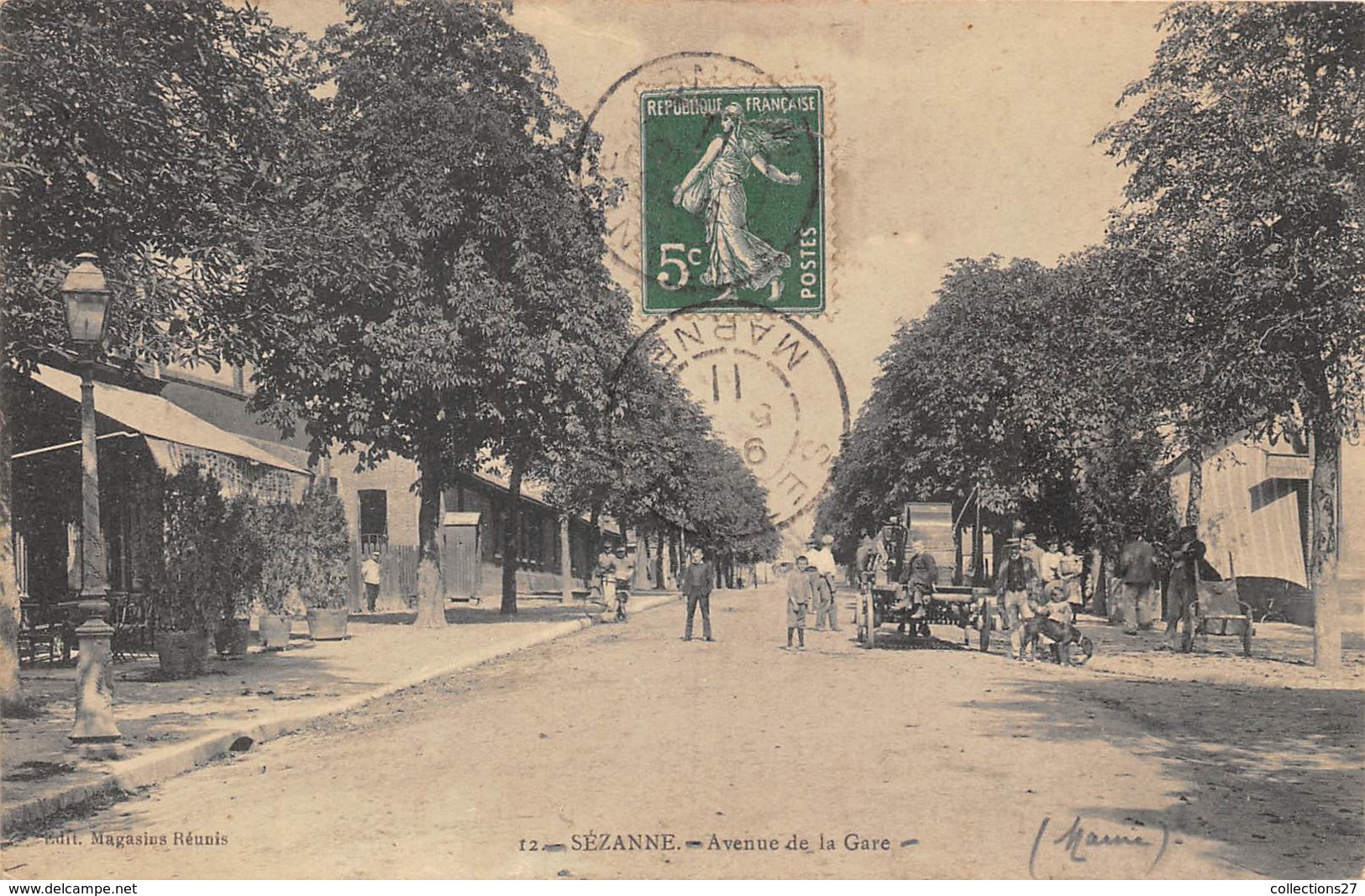 51-SEZANNE- AVENUE DE LA GARE - Sezanne