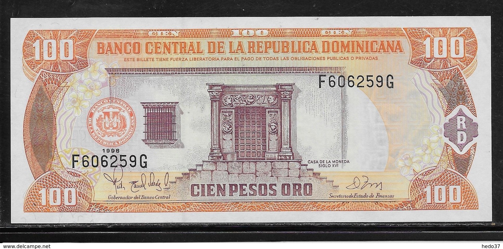 Dominicaine - 100 Pesos - Pick N°156b - SPL - Dominicaine