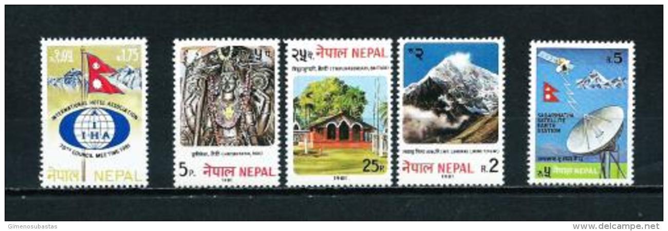 Nepal  N&ordm; Yvert  381-384/6-389  En Nuevo - Népal