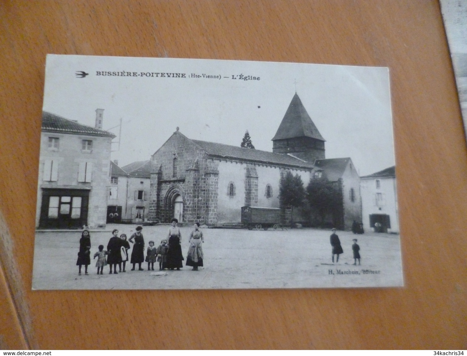 CPA 87 Bussière Poitevine L'église TBE - Bussiere Poitevine