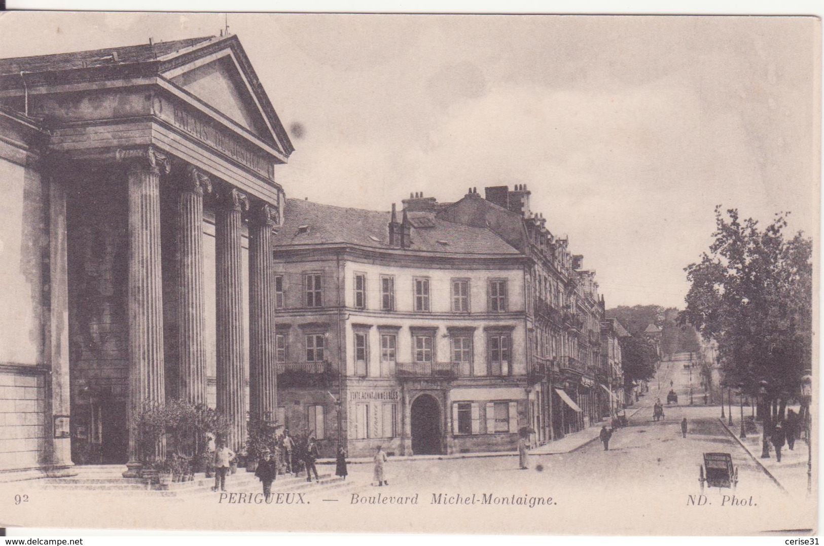 CPA -  92. PERIGUEUX - Boulevard Michel Montaigne - Périgueux