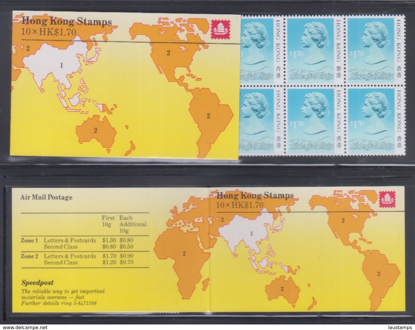 Hong Kong 1985 Stamp Booklet MNH - Cuadernillos