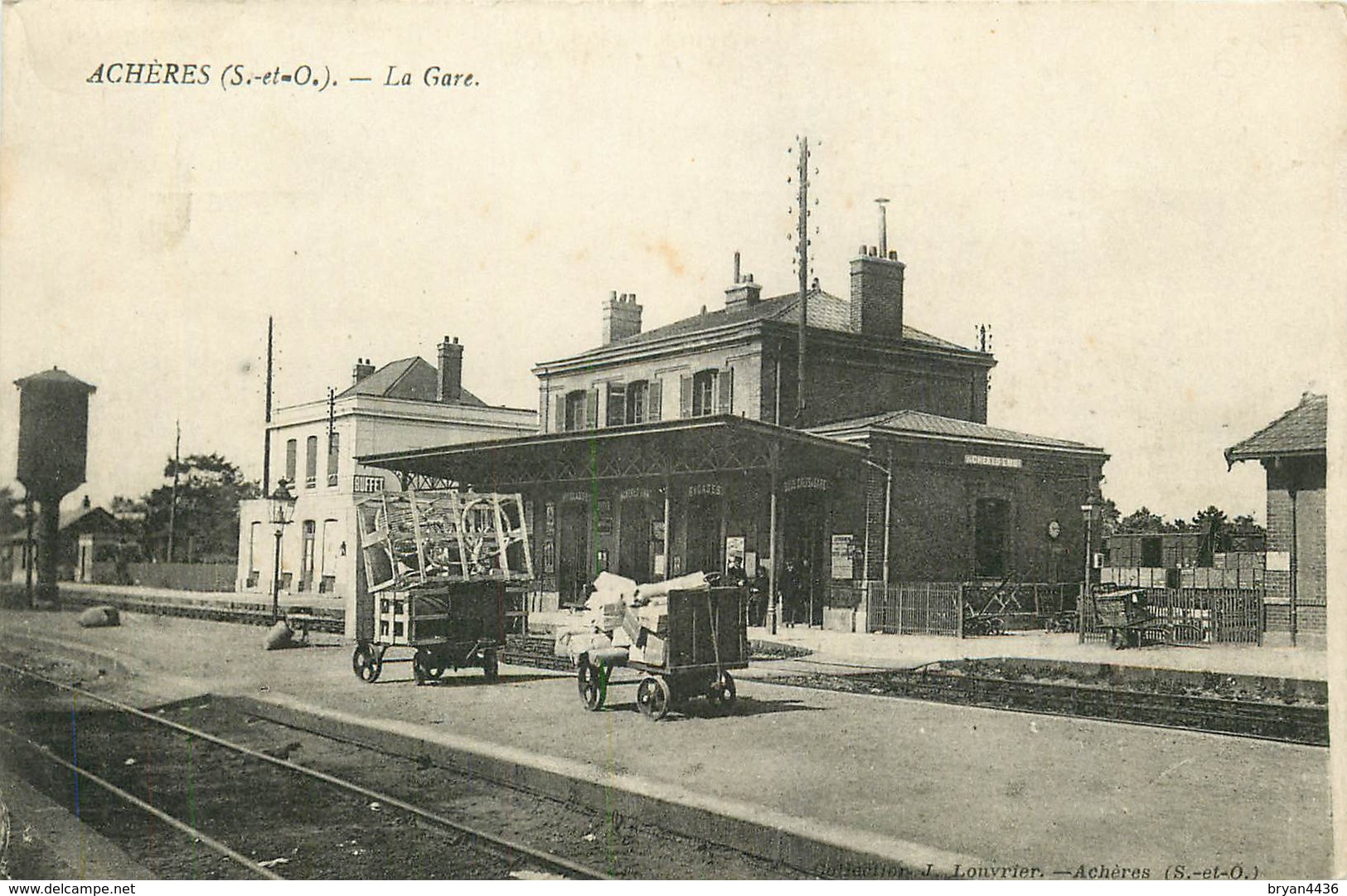 78 - ACHERES - YVELINES - BORDS DE LA SEINE - LA GARE - VOIR SCANS - Acheres