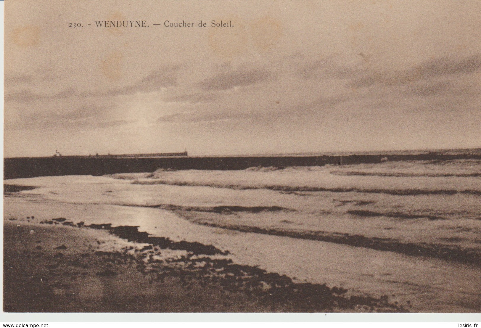 CPA - WENDUYNE - COUCHER DE SOLEIL - 230 - HENRI GEORGES - - Wenduine