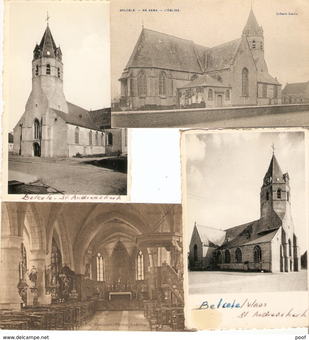 Belcele : Kerk ---- 4 Kaarten - Destelbergen