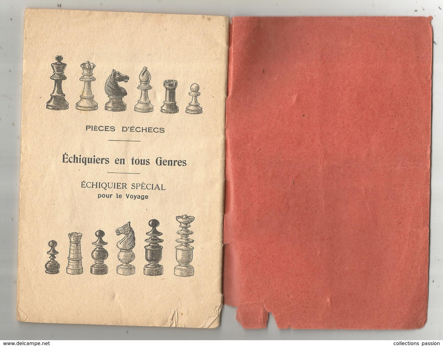 Traité Du Jeu Des ECHECS , Bibliothéque Des Jeux , JLR Paris , 32 Pages,  4 Scans , Frais Fr 2.85 E - Other & Unclassified