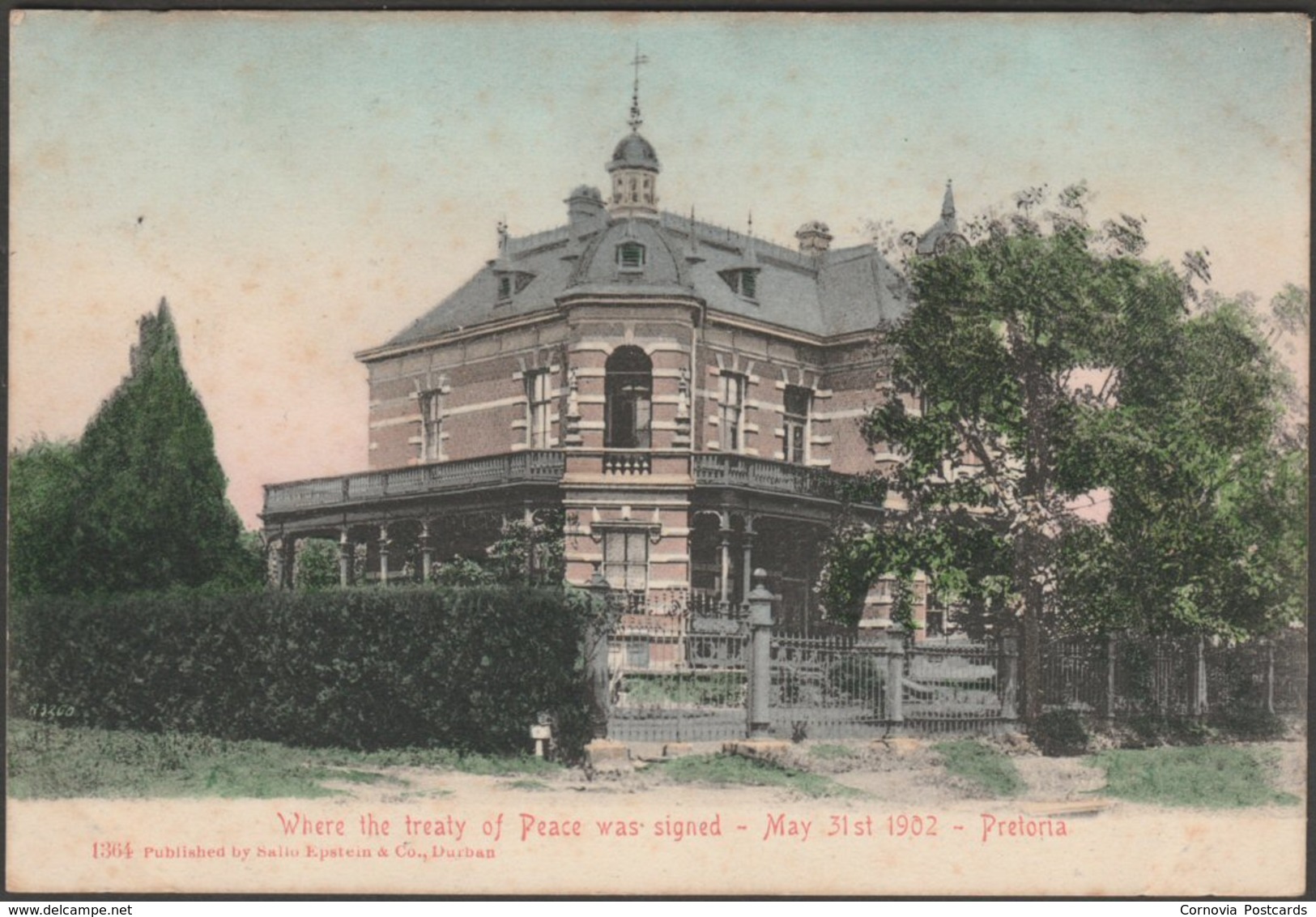 Melrose House, Pretoria, Transvaal, C.1905 - Sallo Epstein U/B Postcard - South Africa