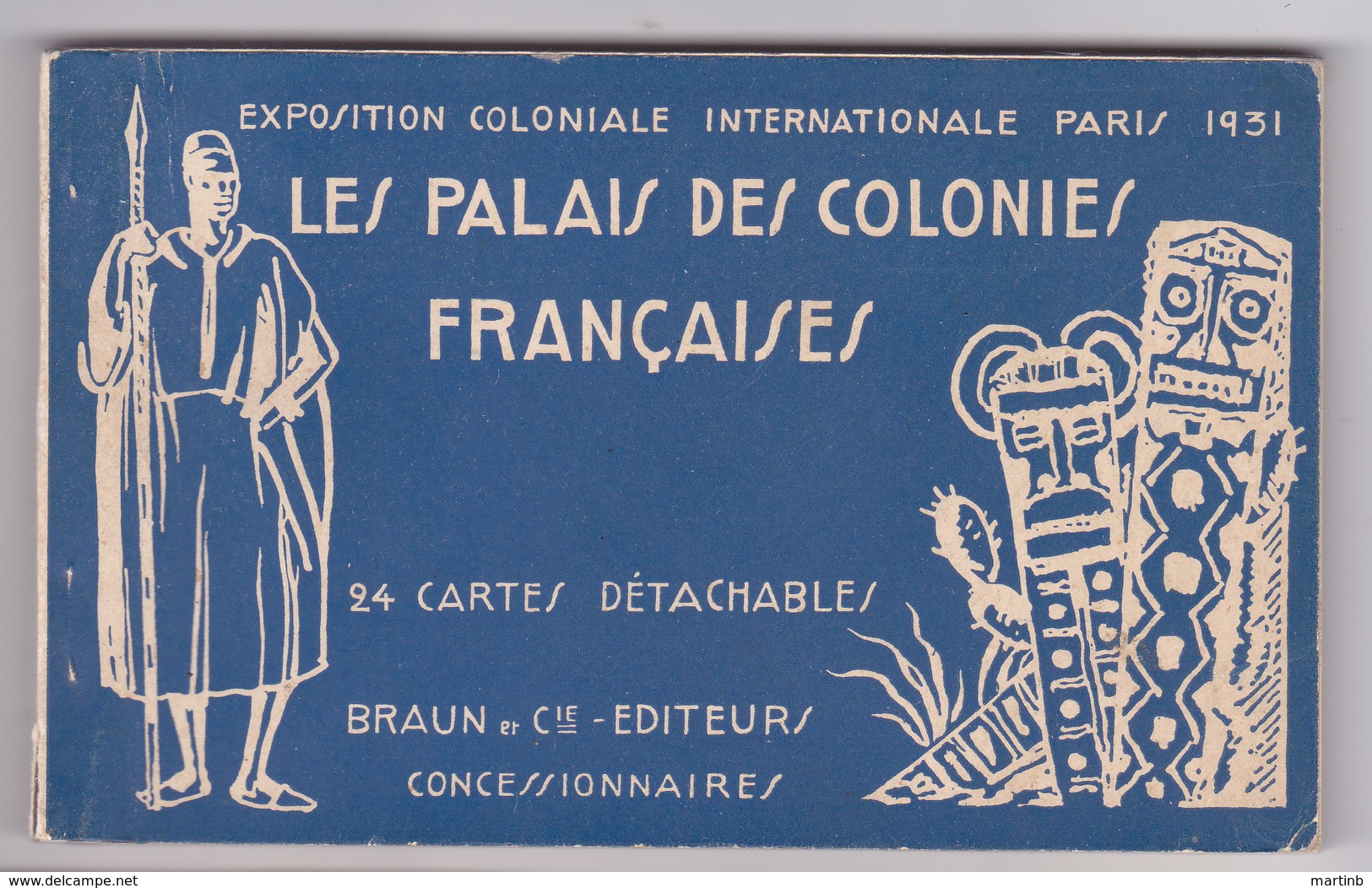 PARIS Exposition Coloniale 1931 Carnet De 24 Cartes LE PALAIS DES COLONIES FRANCAISES - Expositions