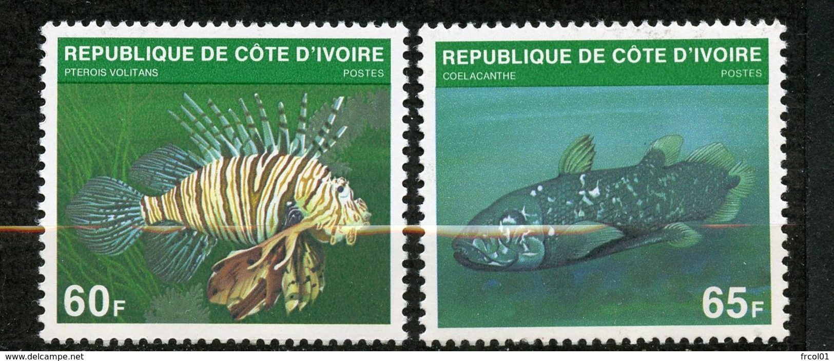 Côte D'ivoire, Yvert 510A&B, Scott 521A&B, MNH - Côte D'Ivoire (1960-...)