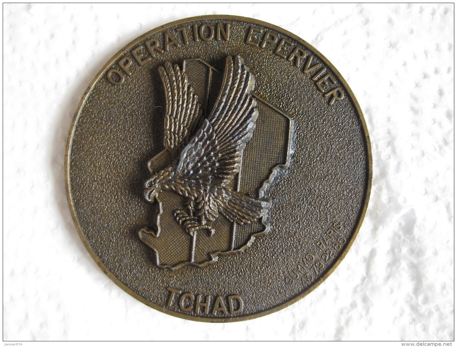 Médaille Opération Epervier - Tchad - Autres & Non Classés