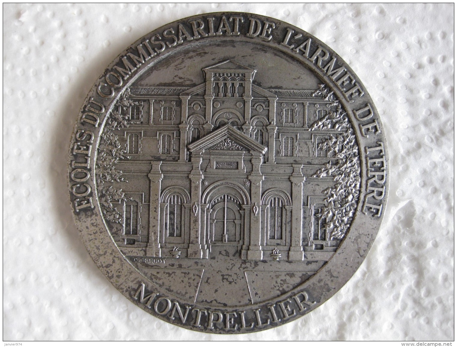 Médaille Ecole Du Commissariat De L'Armée De Terre &ndash; Montpellier - Other & Unclassified