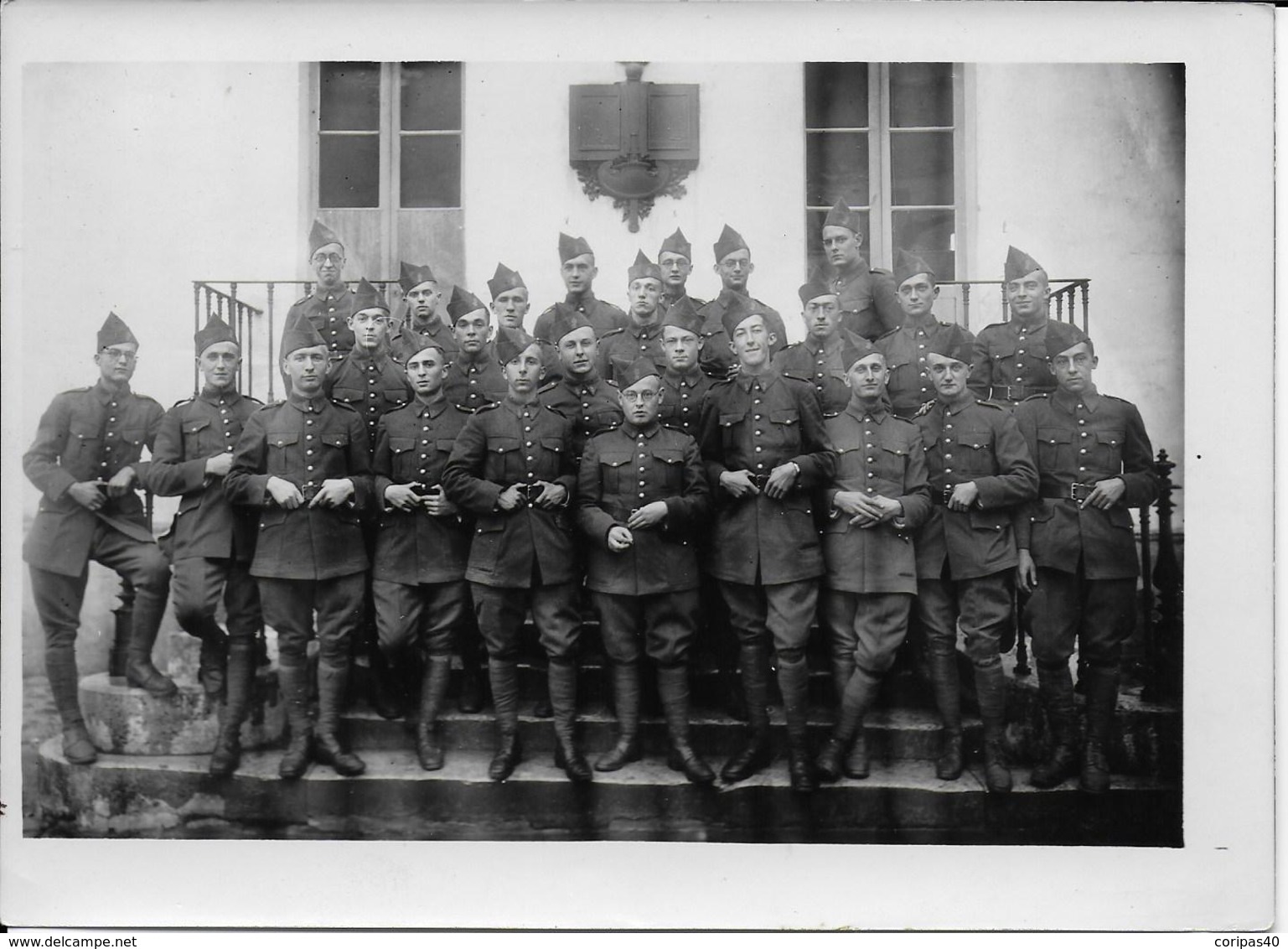 4 Photos 18X13 Anciens De La Corniche Pétain 1932-33-34-35--noms Au Dos - Guerre, Militaire