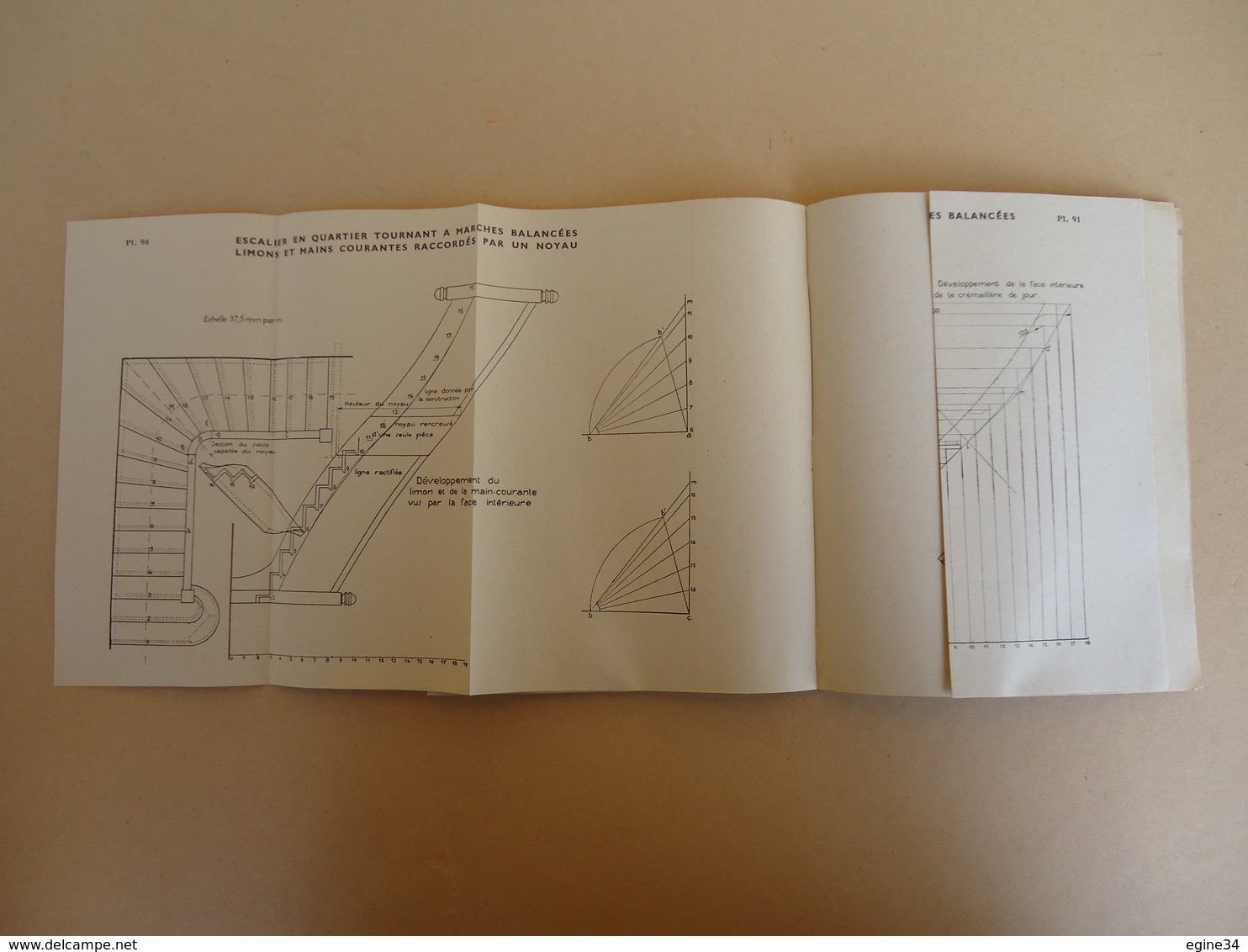 Bibliothèque De L'Enseignement Technique - A. Bernard - Le Dessin De Menuiserie - 2 Volumes - 1959 - Bricolage / Technique