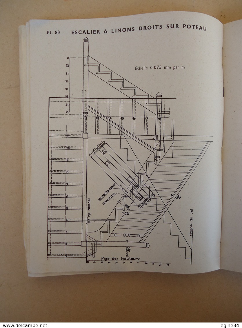 Bibliothèque De L'Enseignement Technique - A. Bernard - Le Dessin De Menuiserie - 2 Volumes - 1959 - Bricolage / Technique