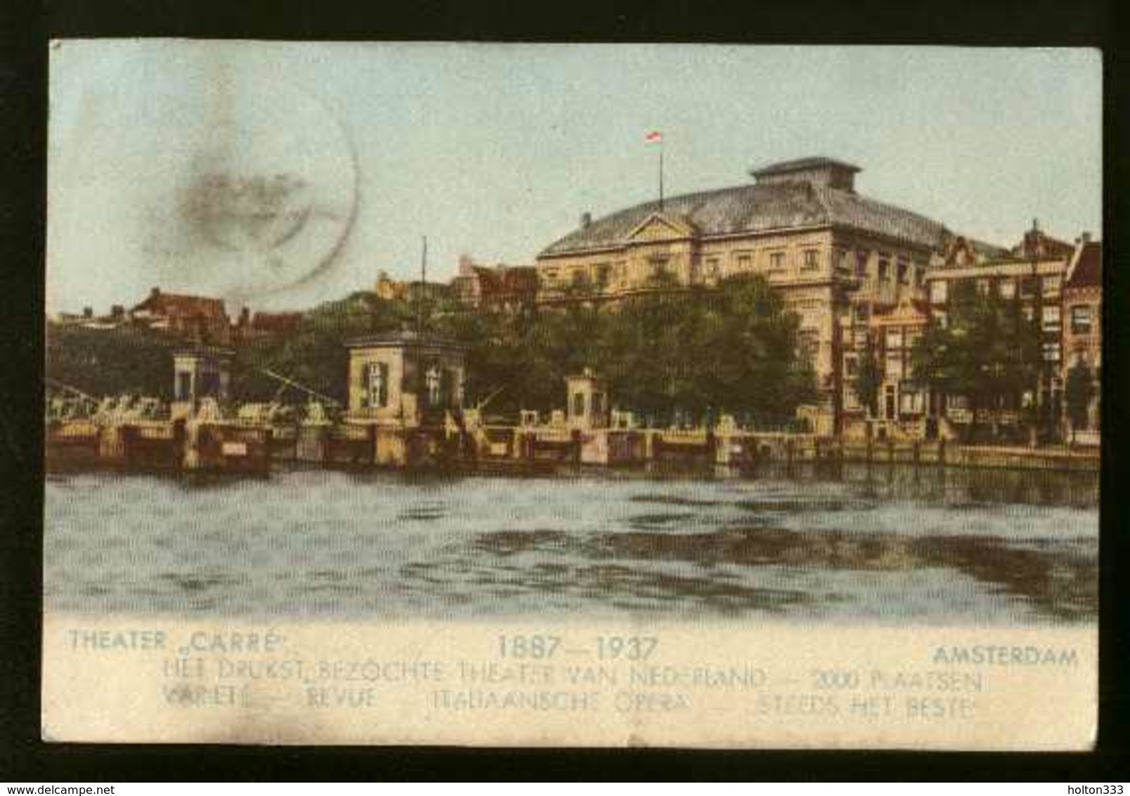 View Of The Carre Theatre Amsterdam, Netherlands - Used 1937 - Amsterdam