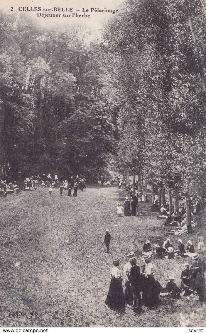 CELLES SUR BELLES. - Le Pélerinage. Déjeuner Sur L'herbe - Celles-sur-Belle