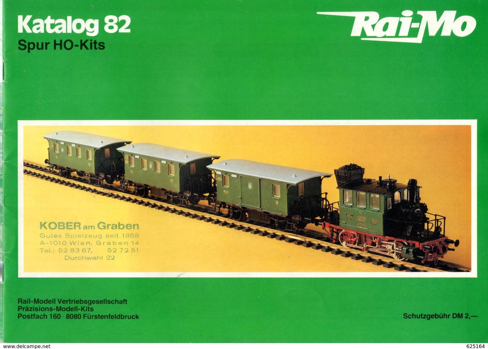 Catalogue RAI-MO 1982 Spur HO Kits Rail-Modell Vertriebsgesellschaft - Deutsch