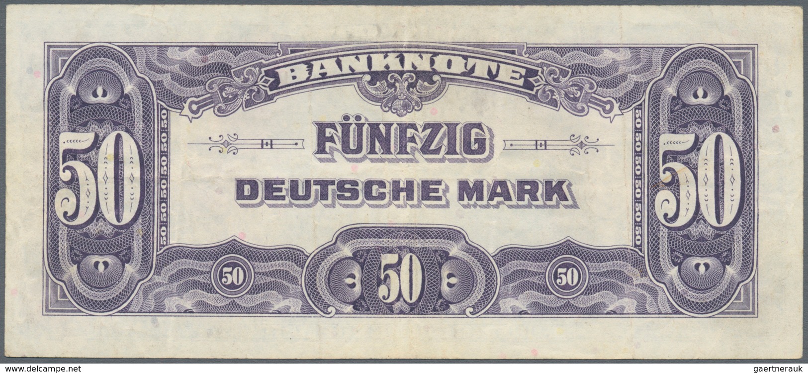 Deutschland - Bank Deutscher Länder + Bundesrepublik Deutschland: 50 DM 1948, Ro.242 In Hübscher Geb - Andere & Zonder Classificatie