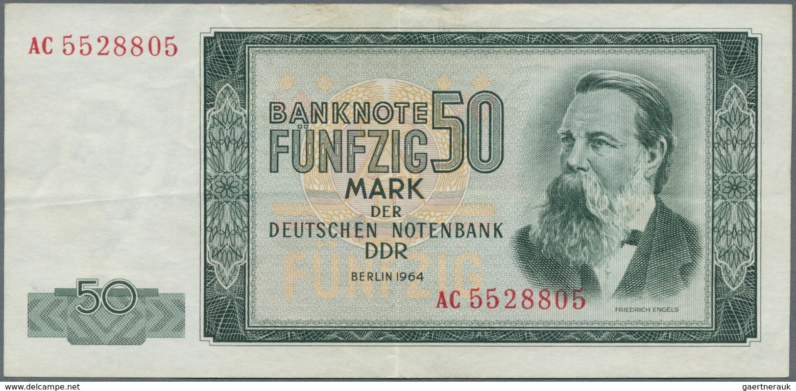 Deutschland - DDR: Set Von 36 Noten Mit 19x 20 Mark 1964 Ro 356 Und 17x 50 Mark 1964 Ro. 357, Meist - Altri & Non Classificati