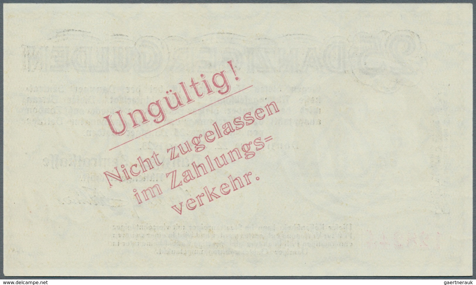 Deutschland - Nebengebiete Deutsches Reich: Danzig: 25 Gulden 1923, Ro.821 In Perfekt Kassenfrischer - Otros & Sin Clasificación