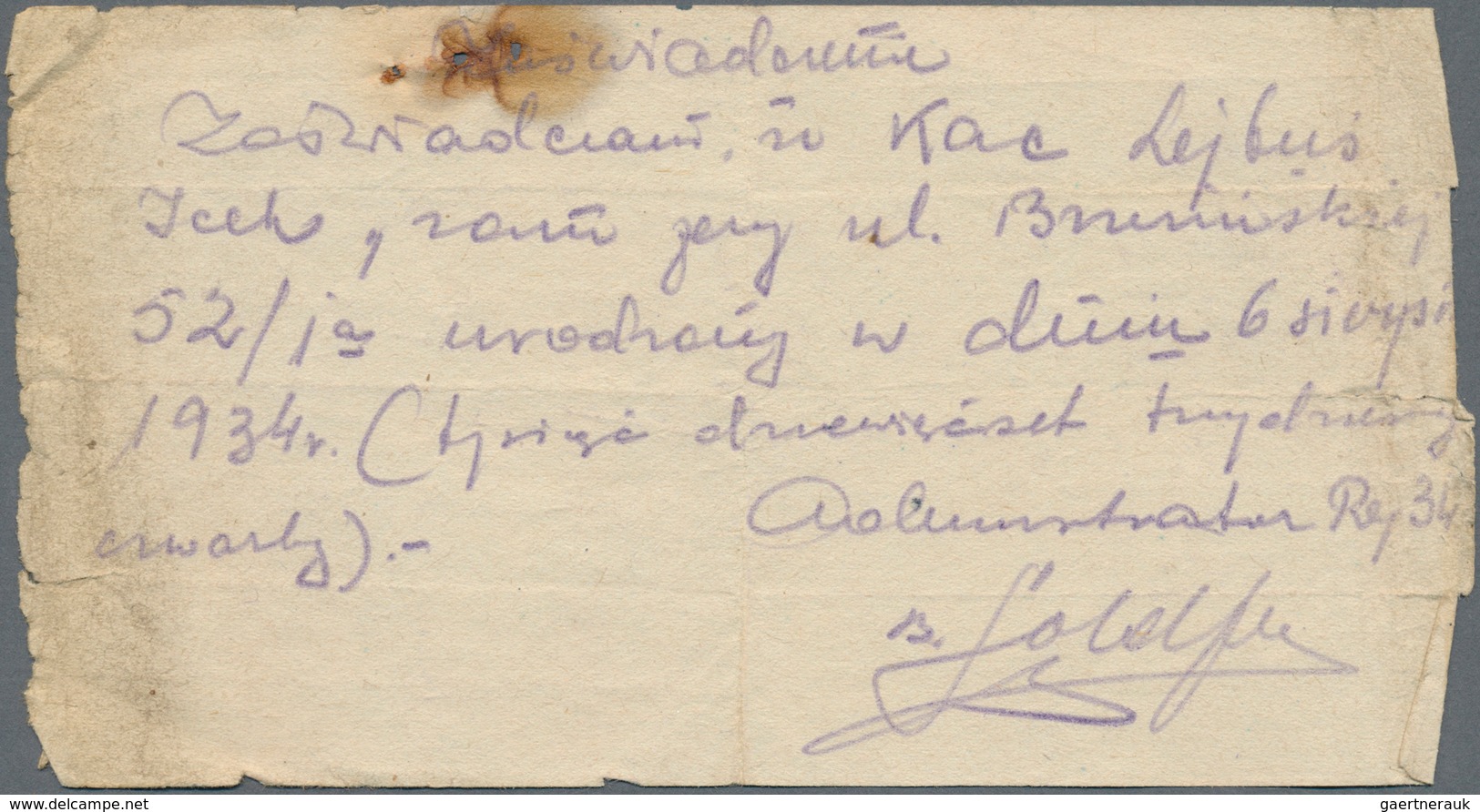 Deutschland - Konzentrations- Und Kriegsgefangenenlager: Litzmannstadt Ghetto, Posten Mit 13 Rations - Altri & Non Classificati