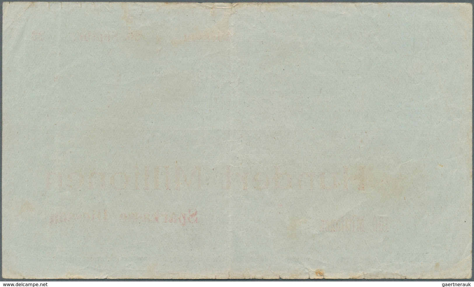 Deutschland - Notgeld - Bayern: Diessen, Sparkasse, 100 Mio. Mark, 26.9.1923, Gedruckter Eigenscheck - [11] Emisiones Locales