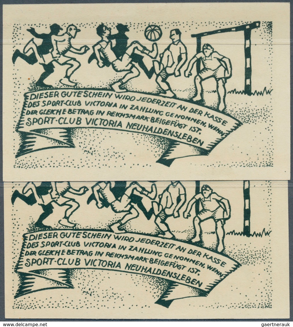 Deutschland - Notgeld - Sachsen-Anhalt: Neuhaldensleben, Sport-Club Victoria Von 1910, 50 Pf., 1 Mar - [11] Emissions Locales