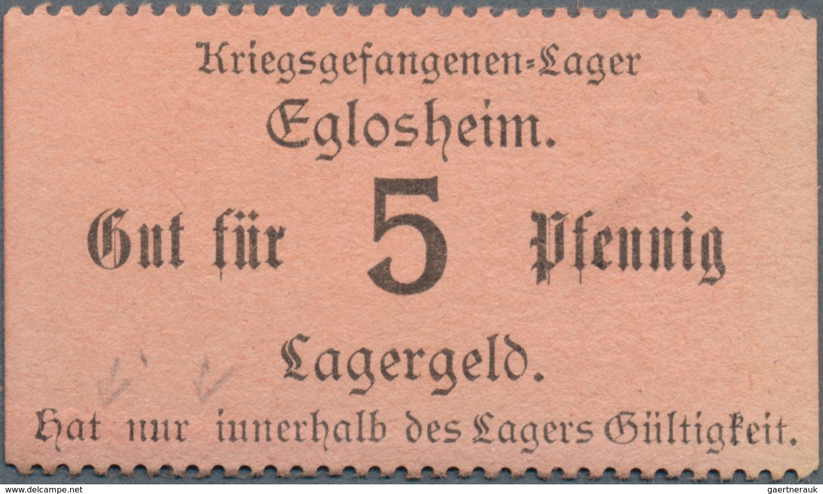 Deutschland - Konzentrations- Und Kriegsgefangenenlager: Eglosheim (Württemberg), Kriegsgefangenlage - Otros & Sin Clasificación