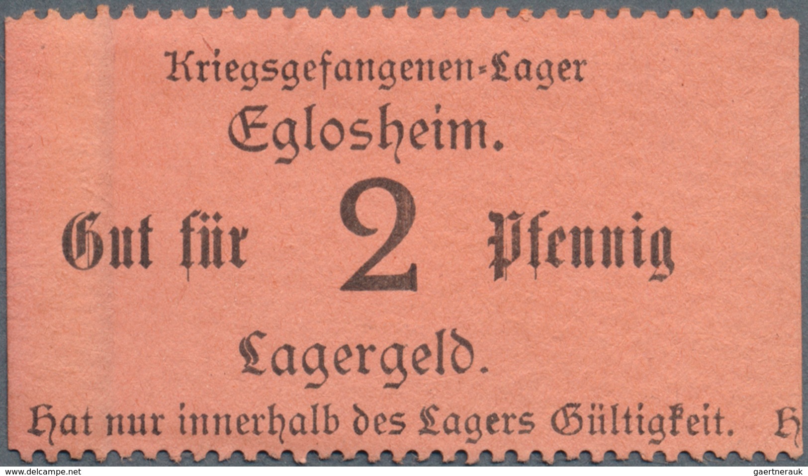 Deutschland - Konzentrations- Und Kriegsgefangenenlager: Eglosheim (Württemberg), Kriegsgefangenlage - Otros & Sin Clasificación