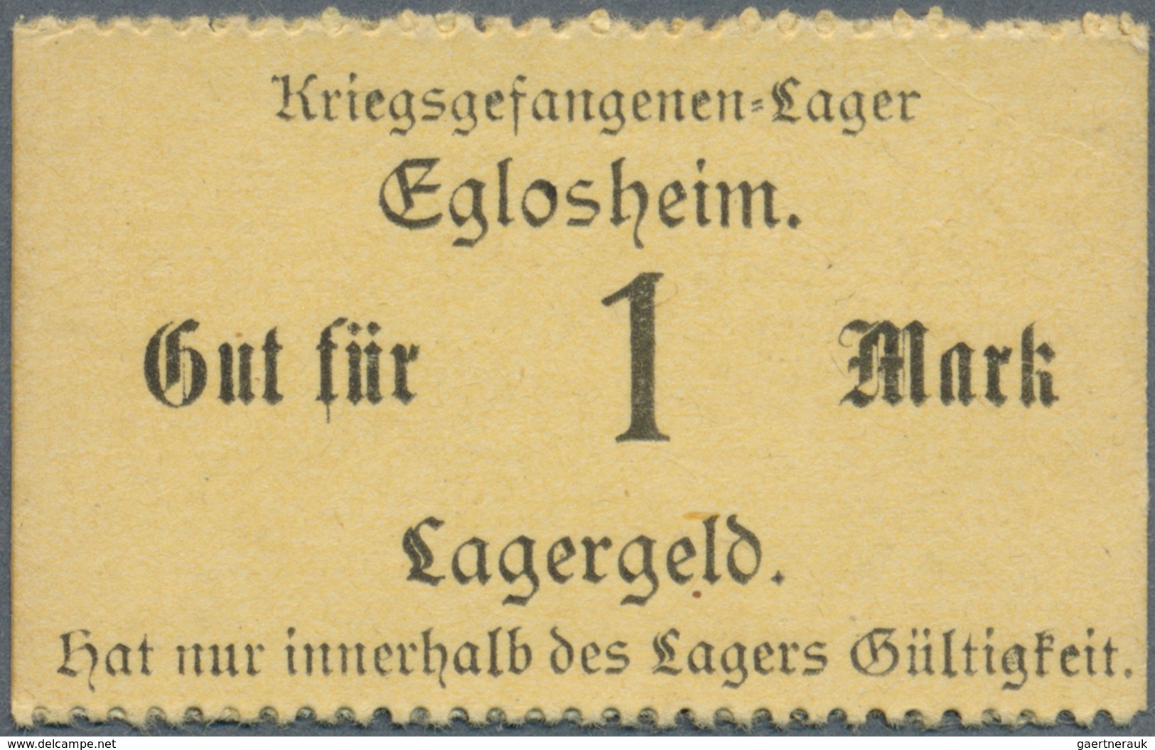 Deutschland - Konzentrations- und Kriegsgefangenenlager: Eglosheim (Württemberg), Kriegsgefangenlage