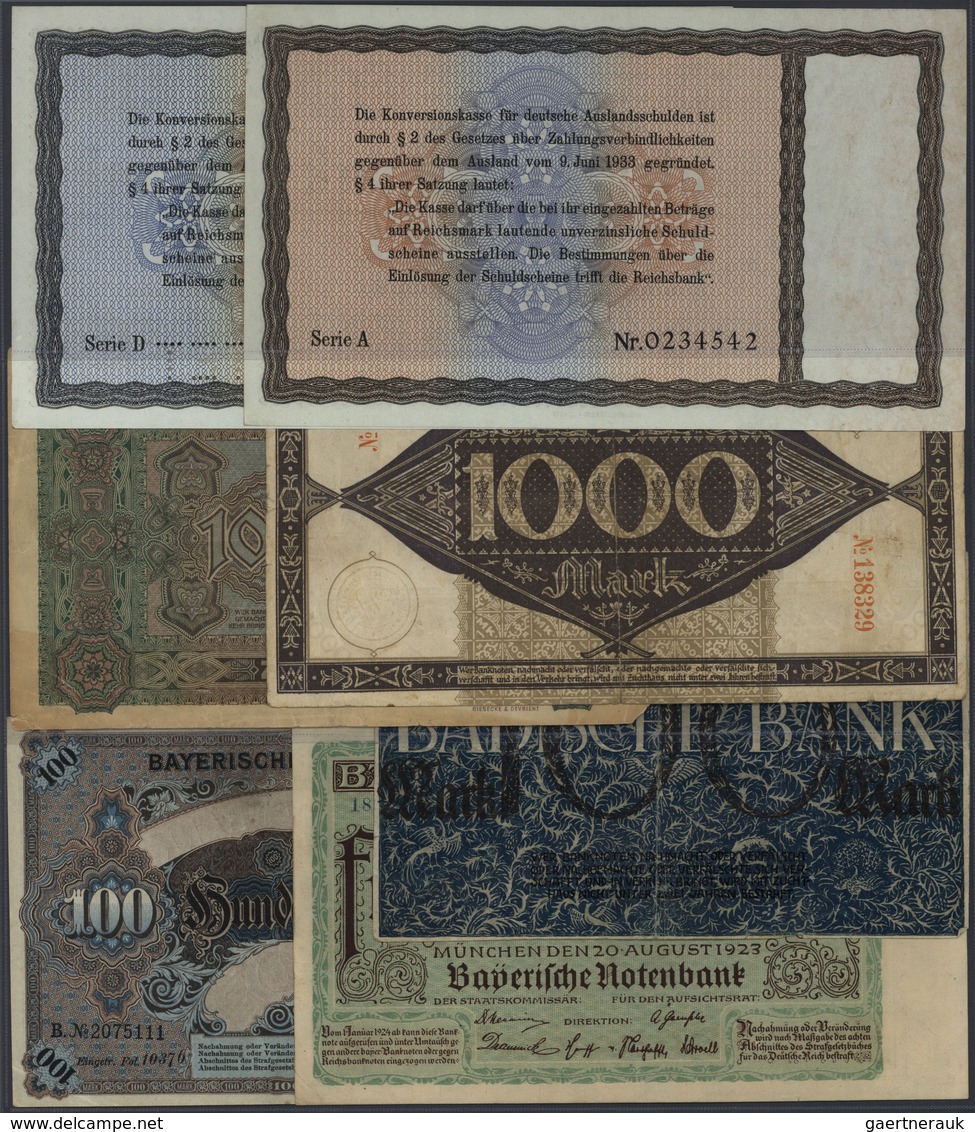 Deutschland - Sonstige: Riesige Sammlung Deutscher Banknoten Ab Dem Kaiserreich Mit Mehr Als 9000 Ba - Altri & Non Classificati