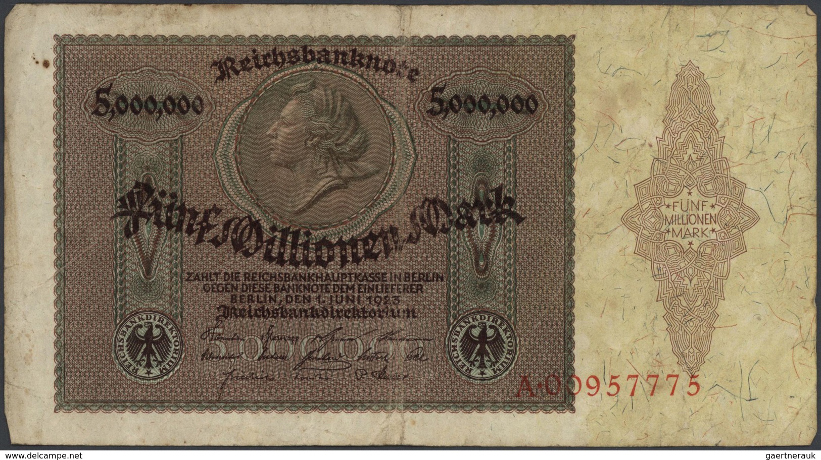 Deutschland - Sonstige: Riesiges Konvolut Mit Mehr Als 4100 Banknoten Des Kaiserreichs Bis Zur Infla - Altri & Non Classificati