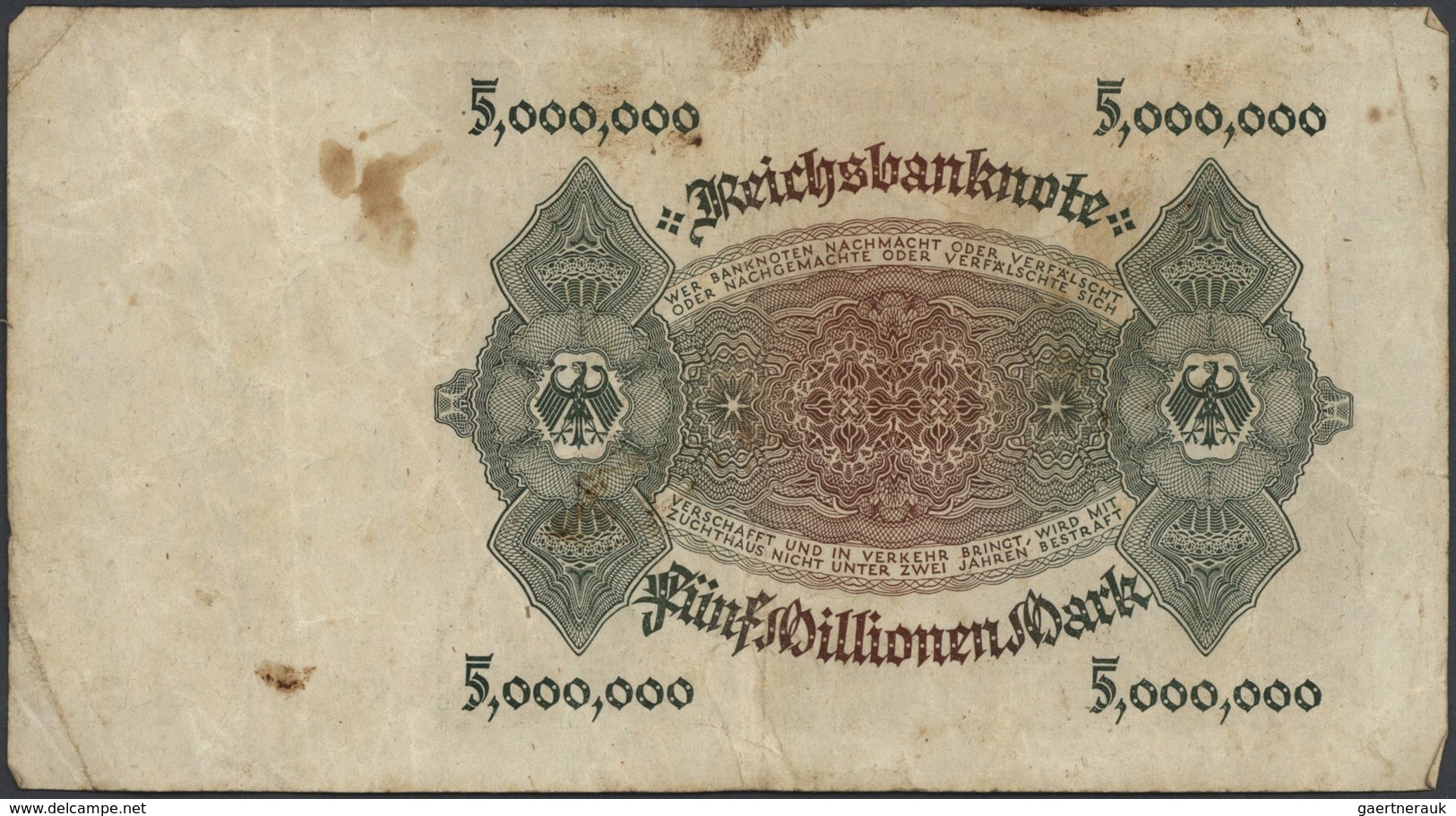 Deutschland - Sonstige: Riesiges Konvolut Mit Mehr Als 4100 Banknoten Des Kaiserreichs Bis Zur Infla - Otros & Sin Clasificación