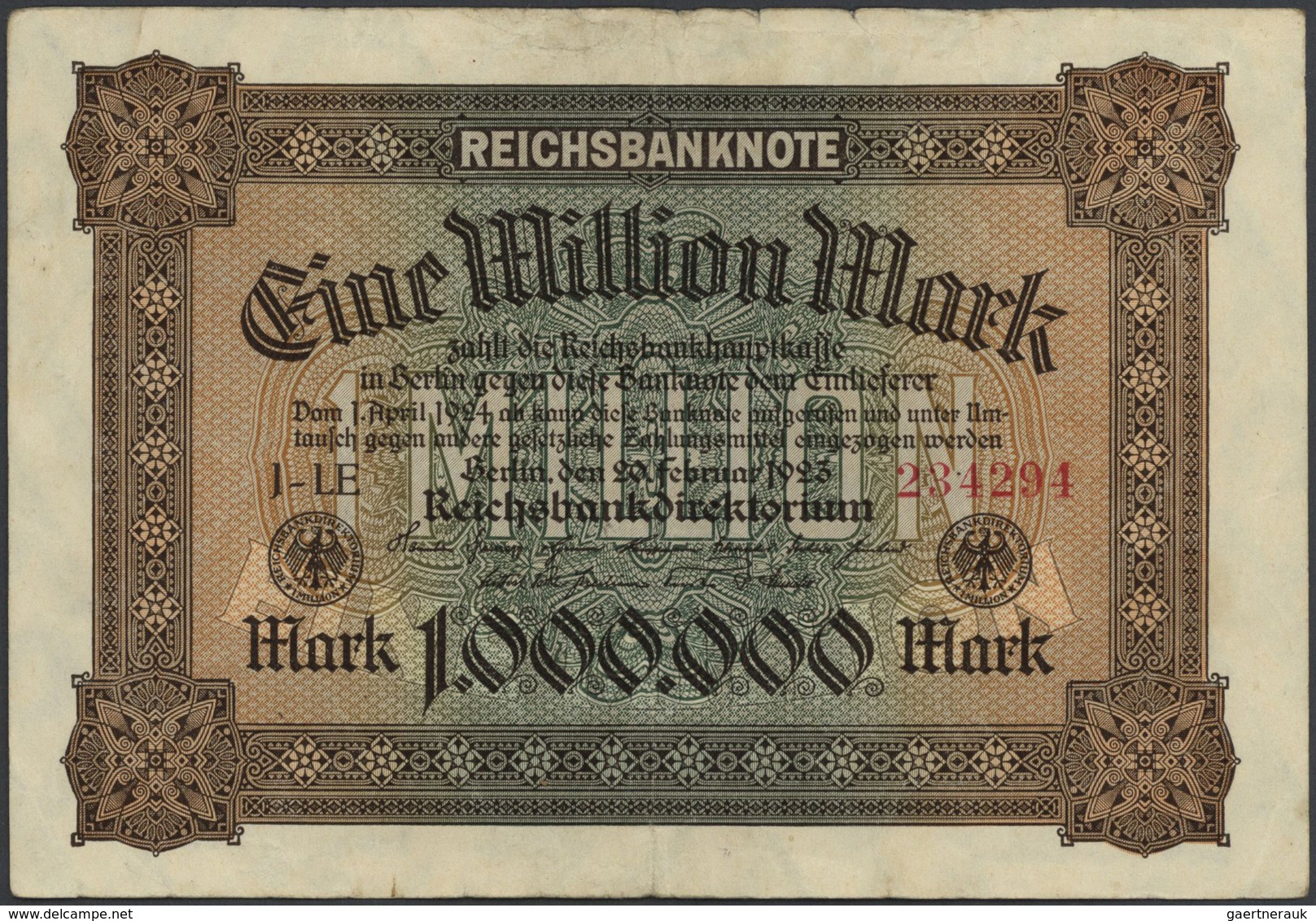 Deutschland - Sonstige: Riesiges Konvolut mit mehr als 4100 Banknoten des Kaiserreichs bis zur Infla